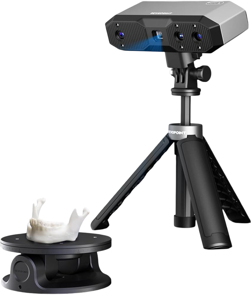 Strukturált fényű 3D szkenner alkatrész digitalizálásához